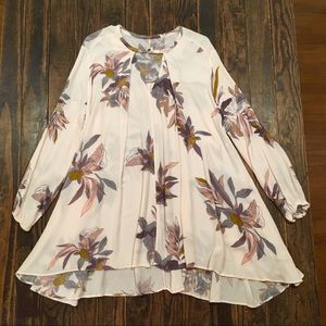 Free People Tree Swing Floral Tunic